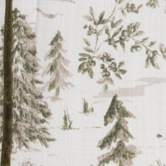 ENVOGUE Green/Beige Cotton Slub Alps Comforter Set - Picture 3 of 4